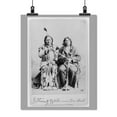 thumbnail image 2 of Print: Sitting Bull And Nephew, One Bull, 1884, 2 of 4