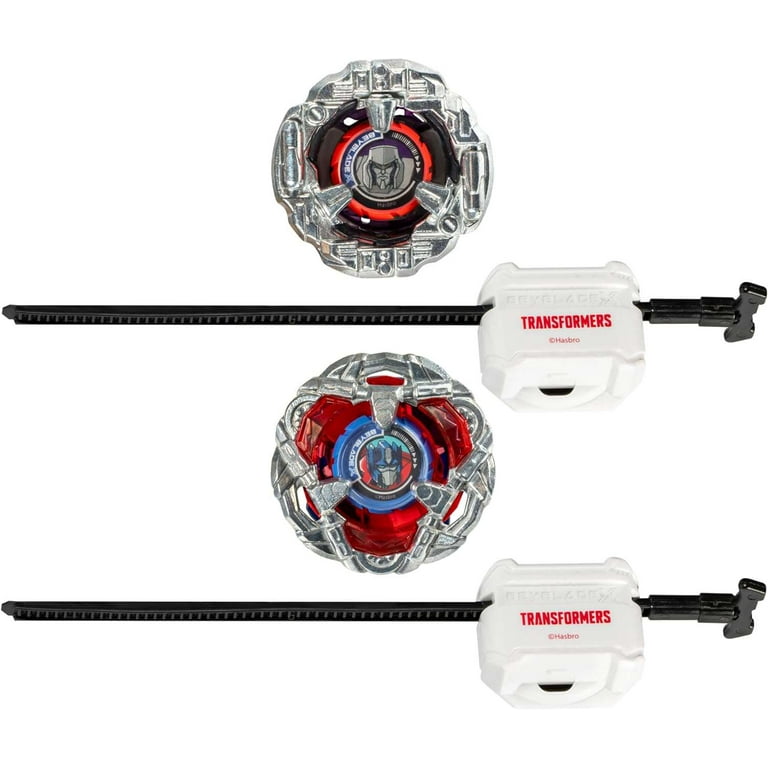 Beyblade X Transformers Optimus Prime 4-60P vs. Megatron 4-80B