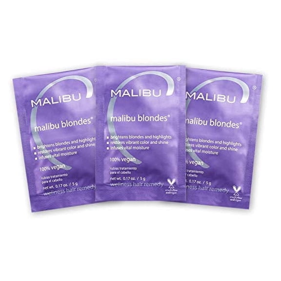 Malibu C Blondes Wellness .. Hair Remedy, 3 Count