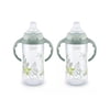 NUK for Nature Learner Cup, 10 oz, 9+ Months – BPA Free, Spill Proof Sippy Cup, 2 Pack