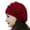 Red, variant on Red Berets Fashion Womens Flower Knit Crochet Beanie Hat Winter Warm Cap Beret
