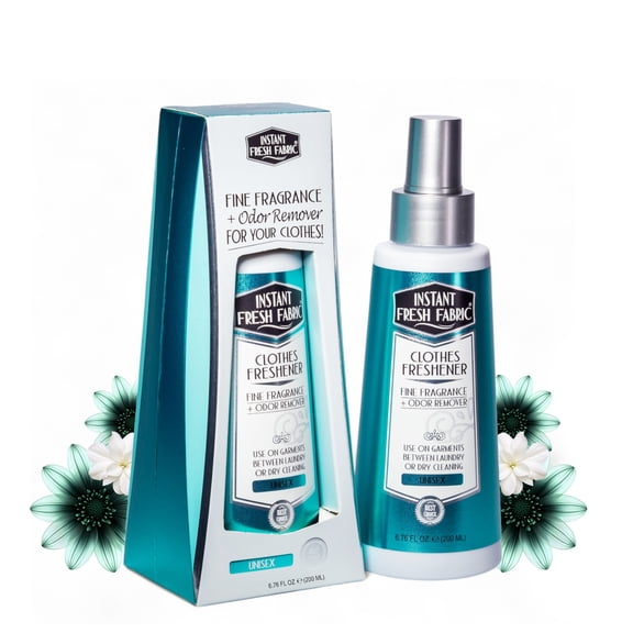 Instant Fresh Air Fabric Freshener Spray & Deodorizer Odor Eliminator - Works Instantly with Noxban - Eco-Friendly Fabric Refresher & Odor Neutralizer - Safe for Garments, Linens, Bedding - Unisex