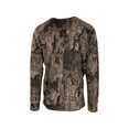 thumbnail image 2 of MidwayUSA Men's Grid Fleece Long Sleeve Crew Neck Shirt Realtree Timber 3XL, 2 of 2