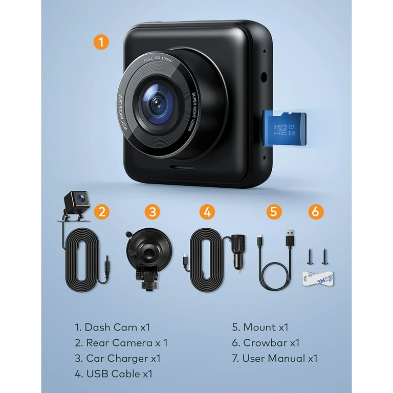 Apeman C450 Dash Cam with 1080p Full HD 