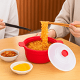 thumbnail image 4 of Microwave Silicone Food Steamer with Handle & Lid | Microwave, Dishwasher & Oven Safe up to 482 °F | Easy to Clean | Made in Korea (40.6 Fl Oz (1.2L, 5 Cups)), 4 of 10