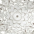 thumbnail image 4 of MAYEERTY White Floral 3-Piece Carved Wood Wall Decor Set, 4 of 8