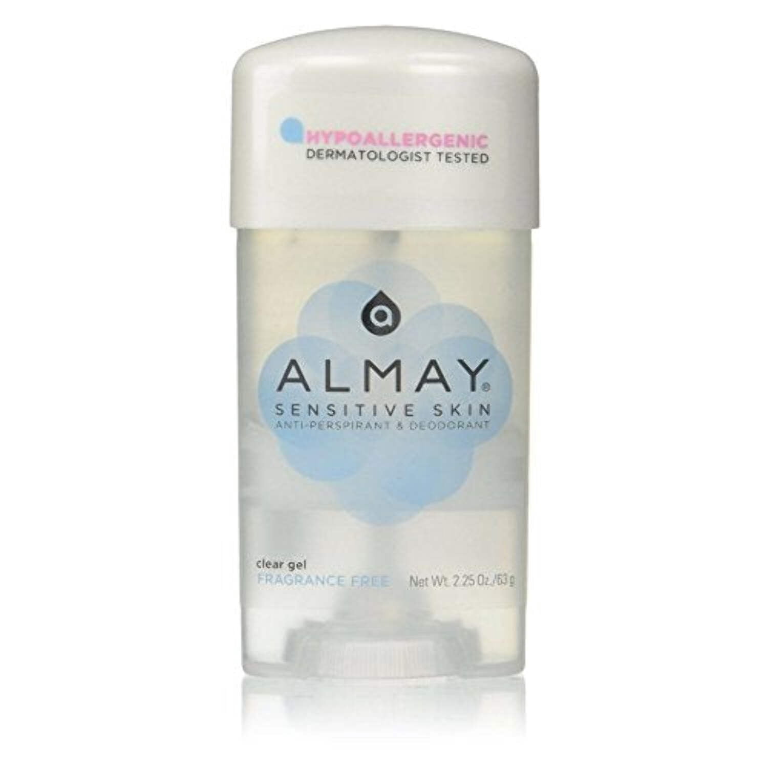 Almay Anti-Perspirant & Deodorant Fragrance Free Clear Gel 2.25 oz