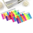 thumbnail image 4 of Marker Creative  Shaped Page Marker Colorful Index Tabs Fluorescent Sticky Notes Writable Labels 20 Sheets/Pad  for Home School Office Reading Supplies, 4 of 7