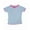 light blue, variant on Wild Mango Baby Infant Toddler Girls Short Sleeve Cotton Tee Shirt
