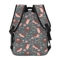 thumbnail image 4 of Easygdp Hedgehogs and Flowers1 Mochila Ergonómica Versátil para Laptop - Múltiples Bolsillos, Correas Ajustables, Unisex para Escuela, Viajes y Actividades al Aire Libre-One Size, 4 of 5
