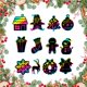 thumbnail image 3 of Toystoory 12 unids/set Navidad niños pintura para rayar guardería escuela preescolar juguetes Festival para niños niñas Kits de decoración para fiestas, 3 of 6