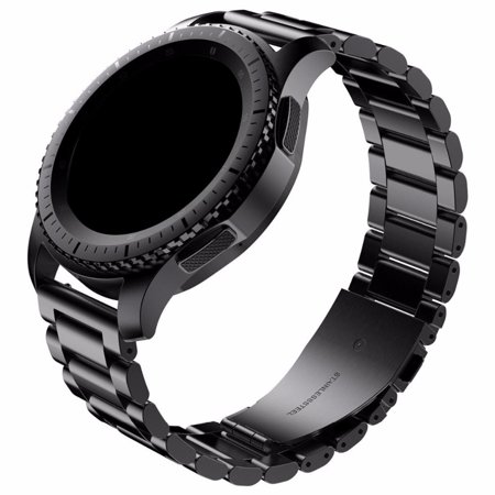 22MM Width Stainless Steel Band For Samsung Gear S2 S3 Galaxy Sport Watch Strap Metal Wristband