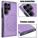 thumbnail image 4 of Funda tipo cartera MMHUO para Samsung Galaxy S24 Ultra 5G - Púrpura, 4 of 7