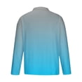 thumbnail image 3 of Blusa y camisa de manga larga con cuello vuelto para hombre, blusa informal con cremallera y estampado sin localización, blusa para hombre, 3 of 4