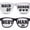 Black 02, variant on Best man custom sunglasses wedding novelty party favor