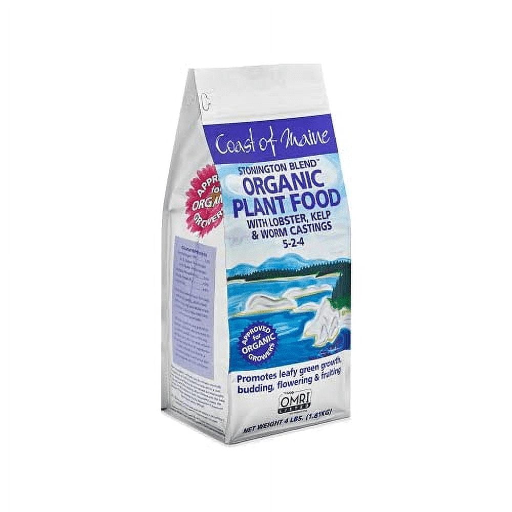 Coast of Maine Stonington Blend Lobster and Kelp Plant Food Fertilizer, 4 Pounds