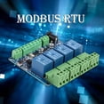 thumbnail image 4 of Modbus RTU Módulo de relé de 4 vías 4 Entrada de carretera Micro controlador RS485 Comunicación, 4 of 9