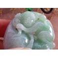 thumbnail image 3 of Certified Green Burma Natural A Jade jadeite Pendant Monkey Gourd Ruyi Necklace 653149 TN, 3 of 13