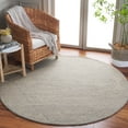thumbnail image 2 of SAFAVIEH Textural Devona Geometric Area Rug, Grey/Ivory, 6' x 6' Round, 2 of 10