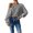 Grey, variant on Women'S Sweaters, Backless Sweaters for Women, Long Sleeve Knit Design, Pullover for Fashion Comfort