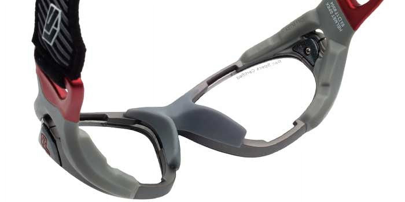 Liberty Optical Rec Sports Spec Protective Eyewear – Helmet Spex Youth Grey/Red