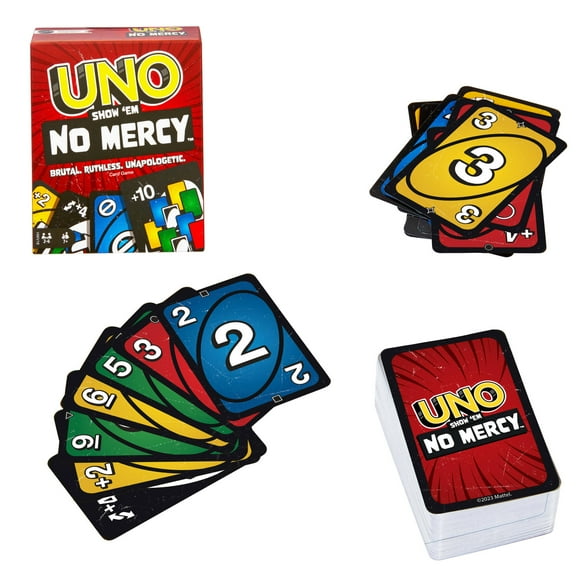 UNO FLIP™, UNO SHOW ‘EM NO MERCY™, UNO SHOW ‘EM NO MERCY™ Expansion Pack