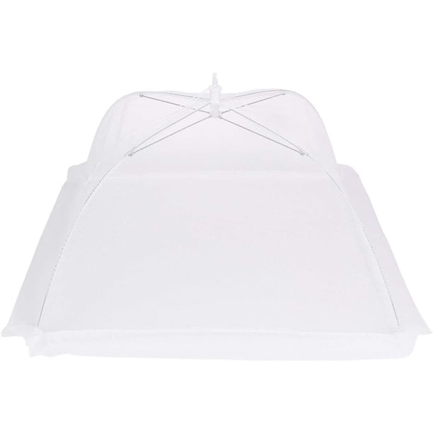 2pcs Mesa plegable Cubierta de comida Paraguas Malla Cubierta de comida Anti Fly Mosquitera Tienda para Picnics Grill Party