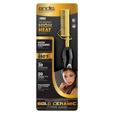 An Item Andis High Heat Gold Ceramic Press Comb NEW in Ethiopia at ETB 5912 Rating 5