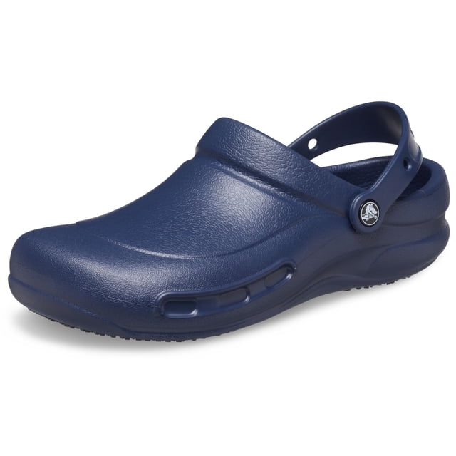 Zapatos Crocs Bistro, antideslizante, de trabajo, unisex, azul marino
