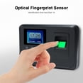 thumbnail image 5 of Dcenta 2.4in Intelligent Biometric Fingerprint Password Attendance Machine Employee Checking-in Recorder, 5 of 6