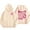 Beige, variant on Cute Pink Flower Hoodie for Woman Preppy Sweatshirts Trendy Puff Print Letter Graphic Hoodies Casual Pullover Tops