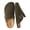 Olive Green, variant on Women's Closed-Toe Faux Suede Cork Clogs with Adjustable Buckle Strap