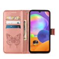 thumbnail image 4 of Case for Samsung Galaxy A31 Flip Cover Premium Leather Magnetic Embossing Butterfly, 4 of 5