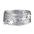 thumbnail image 2 of YYKihy Girl Leather Cuff Bracelet Set Multilayer Wrap Bracelet Star Bracelet Clasp Bracelet For Women, 2 of 7