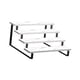 thumbnail image 4 of Estante de escalera para plantas, soporte de madera para escritorio, organizador de macetas, estante de almacenamiento Cuatro capa blanca, 4 of 9