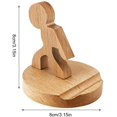 thumbnail image 3 of SHAR Phone Holder, Wooden Desktop Phone Holder for Universal Smart Phone, 3 of 5