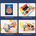 thumbnail image 2 of Electric Robot Kit 6 Set Science Experiment Engineering Robot Building Crafts Set for Kids 5 6 7 8 9 10 12 Years Old Birthday Gifts, 2 of 6