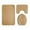 Coffee, variant on Hiroekza Bathroom Rug Set with Toilet Cover 3-Pieces - Soft, Non-Slip, Water Absorbent Foam Bath Mats for Home, Bathroom, Restroom Gray