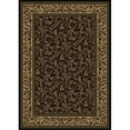 thumbnail image 1 of Radici 1219-2034-BLACK Castello Rectangular Black Traditional Italy Area Rug, 2 ft. 2 in. W x 7 ft. 7 in. H, 1 of 1
