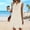 Beige, variant on Wovilon Women's Sleeveless Crew Neck Shift Mini Dress with Crochet Lace Front, Relaxed Loose Fit A-Line Silhouette, Lightweight Breathable Stretchy Polyester Blend Solid Color