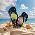 thumbnail image 4 of Psesaysky Tennis Balls Print Flip Flops Girls Sandals Boys Unisex Summer Beach Non Slip Little/Big Kid Outdoor & Intdoor Size 1, 4 of 7