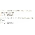 thumbnail image 4 of Premier Boat Graphic Decal 2190043 | Black Silver 100 Inch (Set of 2), 4 of 4
