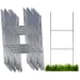 thumbnail image 3 of Sturdy Metal Wire Step Stake Frame for Yard Signs - 10 x 24 inch H Frame Wire Stake Sign Spikes (100 Pack), 3 of 15