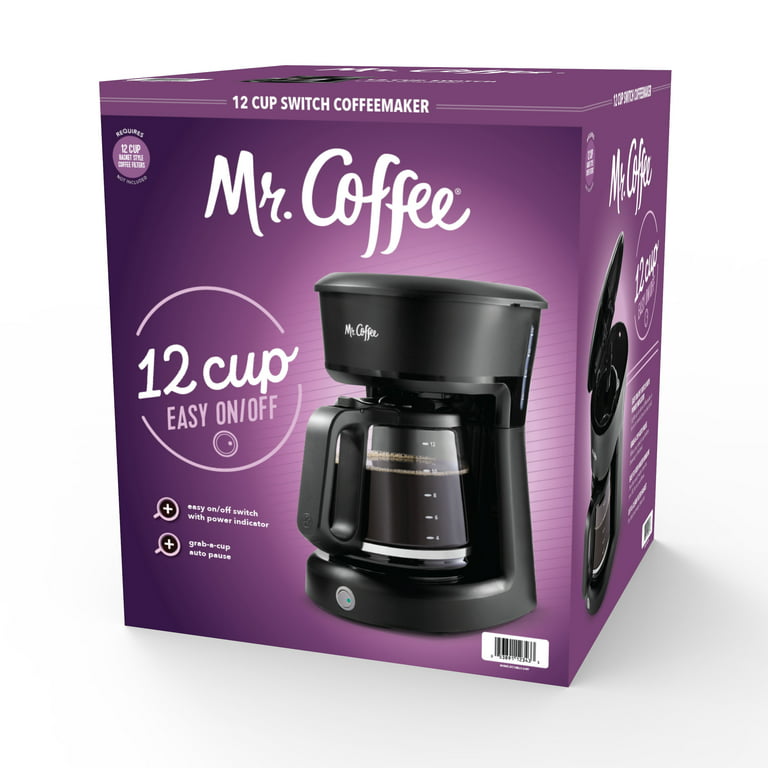 Mr. Coffee® 12 Cup Switch Coffee Maker - Black, 1 ct - Foods Co.