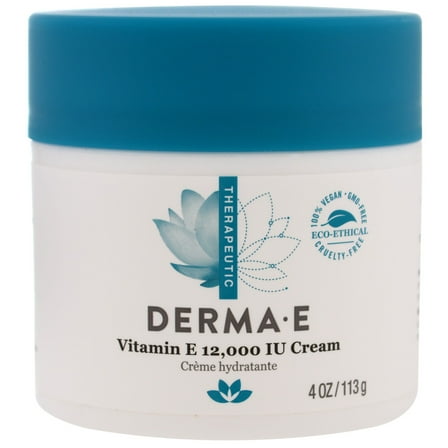 Derma E Vitamin E 12,000 IU Soothing Skin Relief Cream, 4 oz