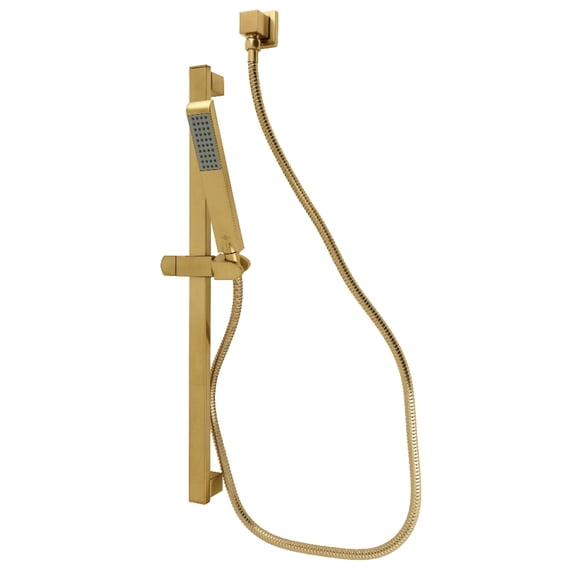 Kingston Brass Made to Match KXK2547 Shower System with 26" Slide Bar and Hand Shower, Brushed Brass