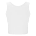 thumbnail image 6 of WEIWEN Cropped Tank Tops for Women Summer Basic Scoop Neck Button Camisole Tops Casual 2026 Sleeveless Henley Shirts White, L, 6 of 6
