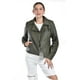 thumbnail image 1 of Chamarra estilo biker Roman Fashion /Juvenil, 7409 (Verde) verde oscuro M, 1 of 4
