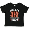 thumbnail image 3 of Inktastic Just a Kid Who Loves Bacon Boys or Girls Toddler T-Shirt, 3 of 5