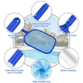 thumbnail image 3 of Swimming Pool Leaf Skimmer Net and Leaf Rake Net Set, Pool Net with Adjustable Aluminum Poles 4 Sections , Total Length 60", Debris Pickup Removal for Swimming Pools, Spas, Hot Tubs and Fountains, 3 of 7